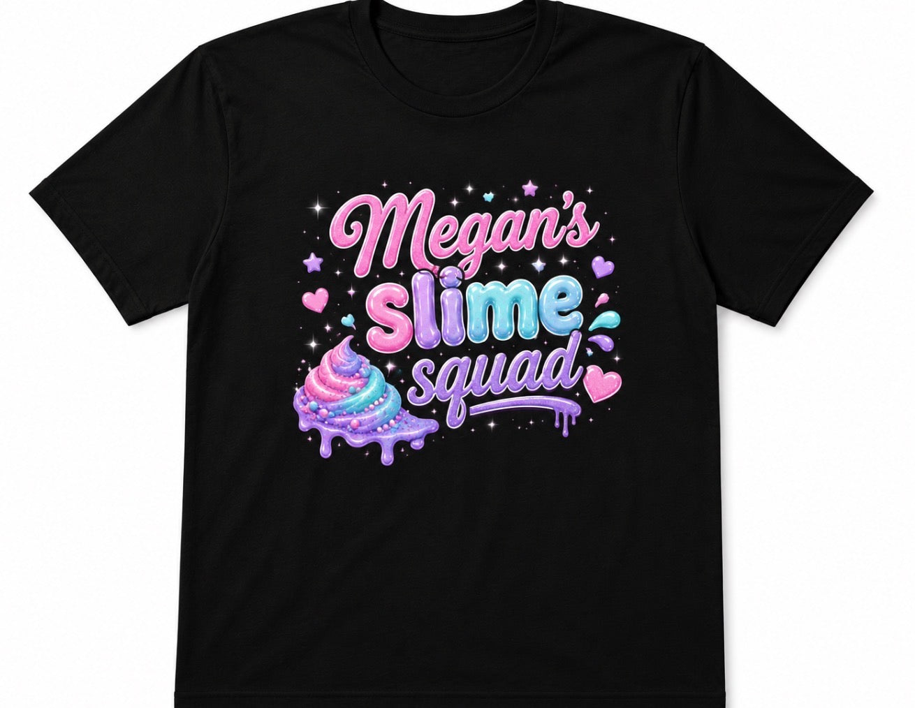 Slimes by Megan T-shirts (Adult) Must choose style and put in notes at checkout