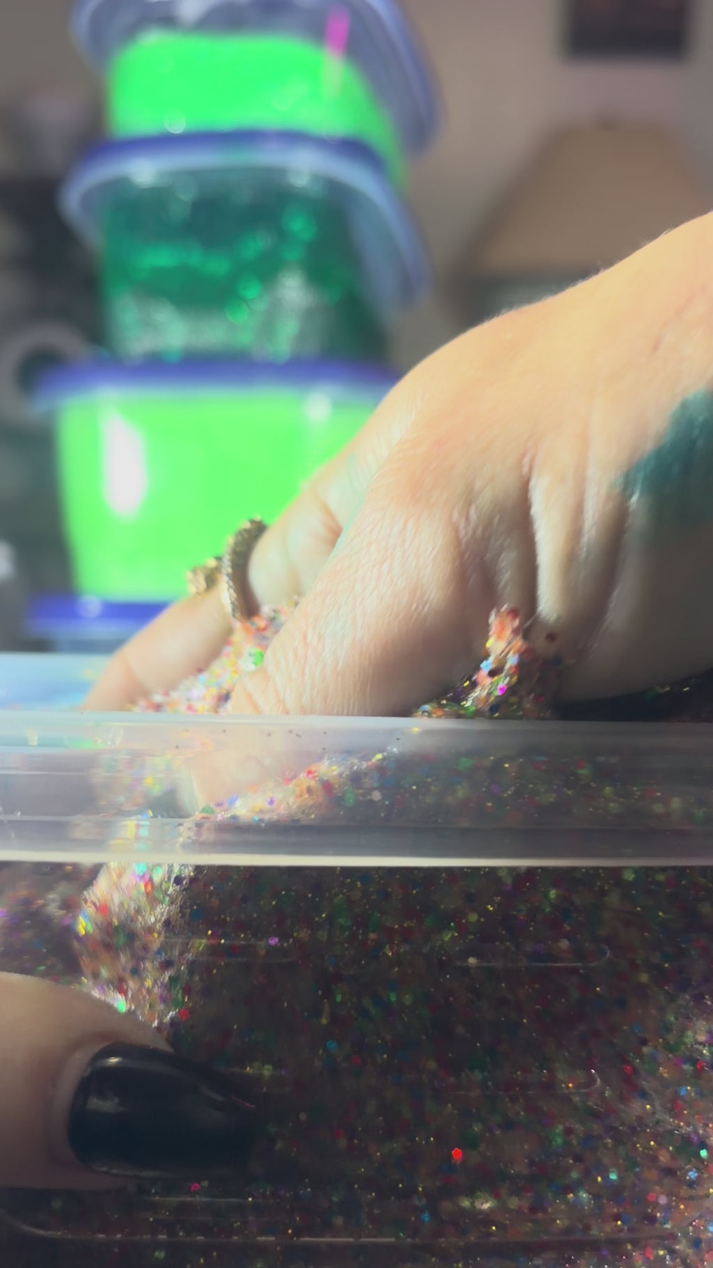 Glitter Water Slime
